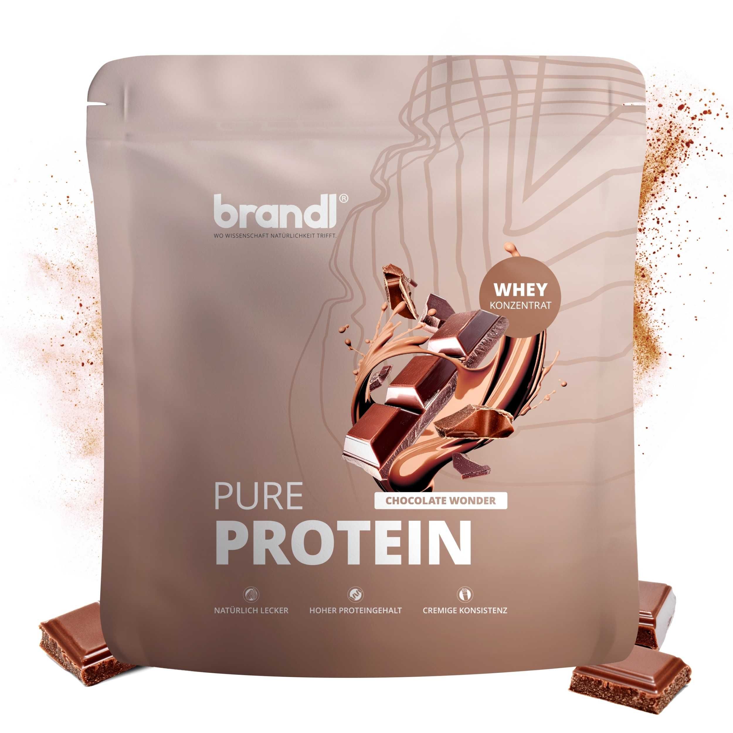 brandl® Pure Protein 2.0 Proteinpulver Whey | Eiweißpulver mit natürlichem Aroma
