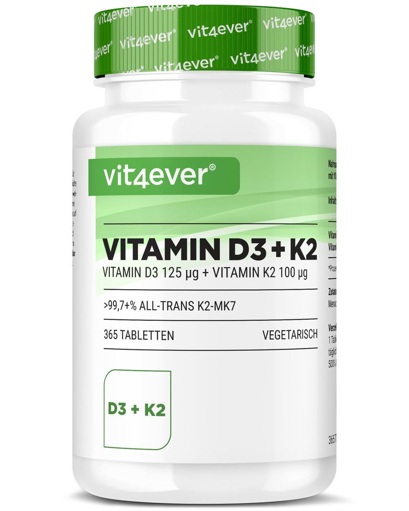 Vitamin D3 5.000 I.E. + Vitamin K2 100 mcg