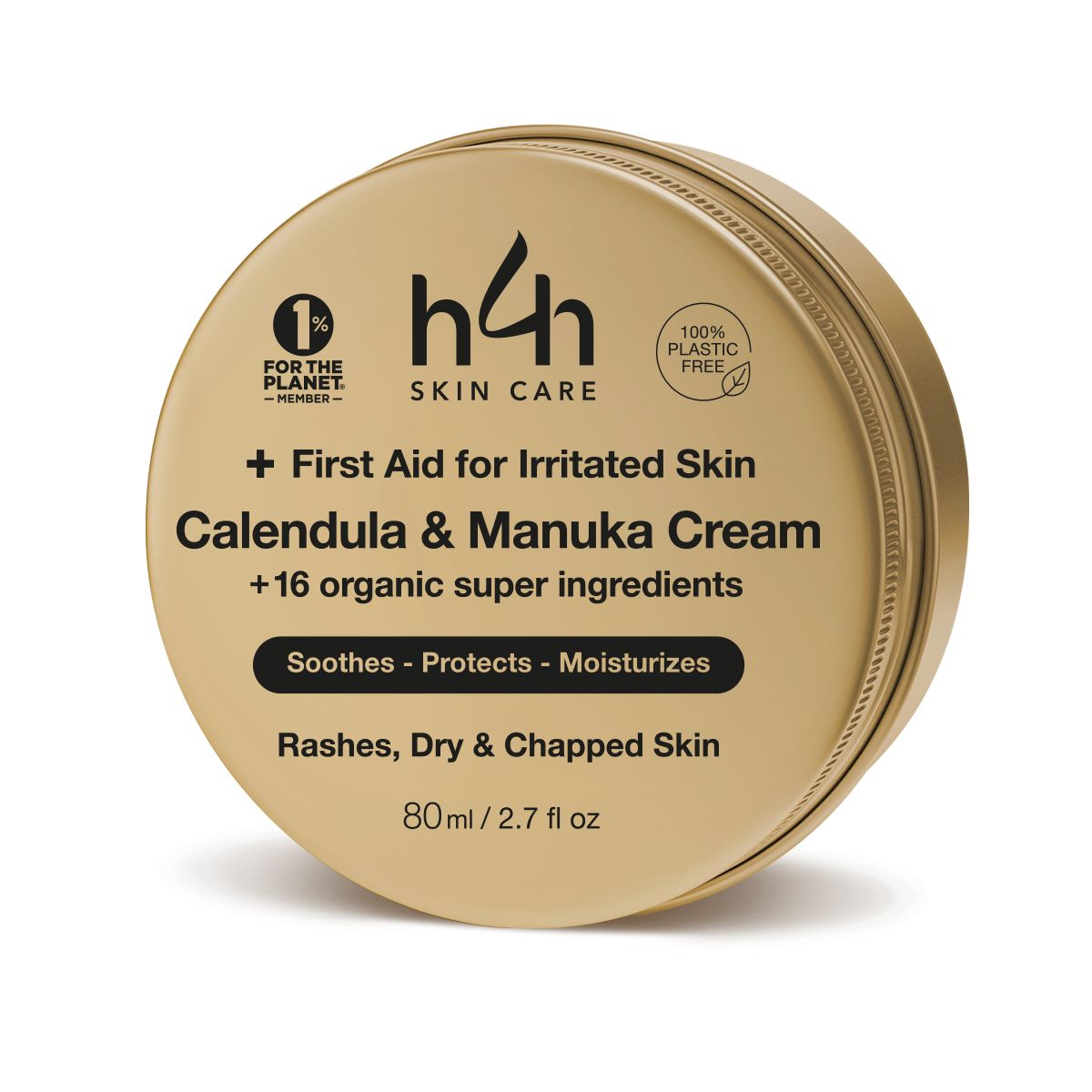 H4H Naturals® Bio Ringelblumensalbe mit Manuka & Hanf CBD