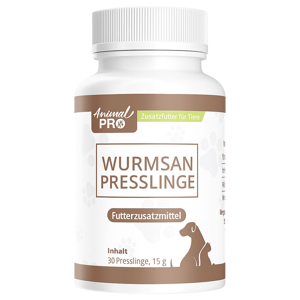 Animal Pro | Wurmsan Presslinge | Für Haustiere: Hund & Katze