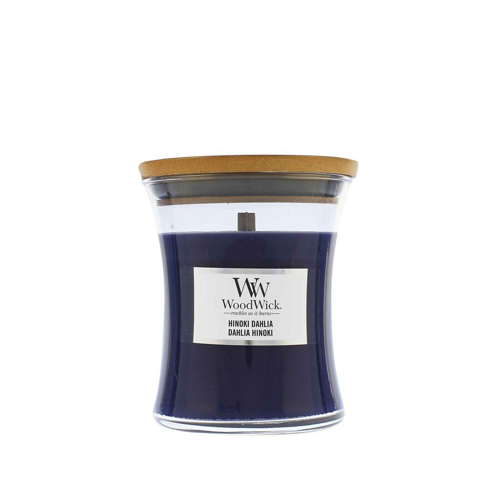 WoodWick Hinoki Dahlia Duftkerze mit Docht