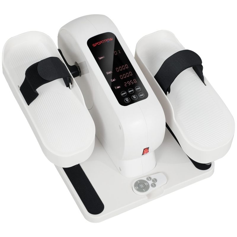 SPORTNOW Mini-Ellipsentrainer, elektrischer Unterbau-Crosstrainer mit Fernbedienung