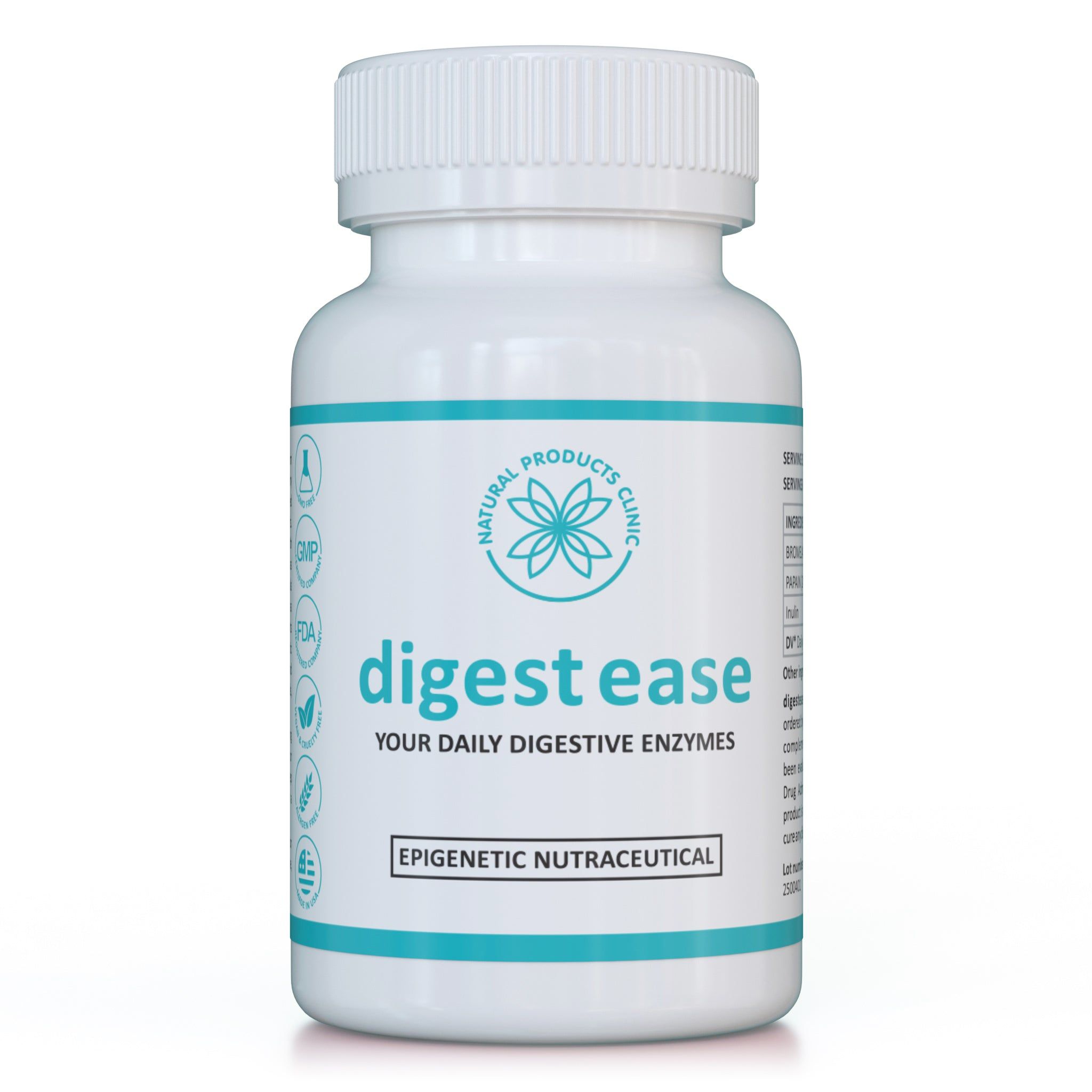Natural Products Clinic Digest Ease – Nahrungsergänzung für Verdauung und Magen-Darm-Komfort