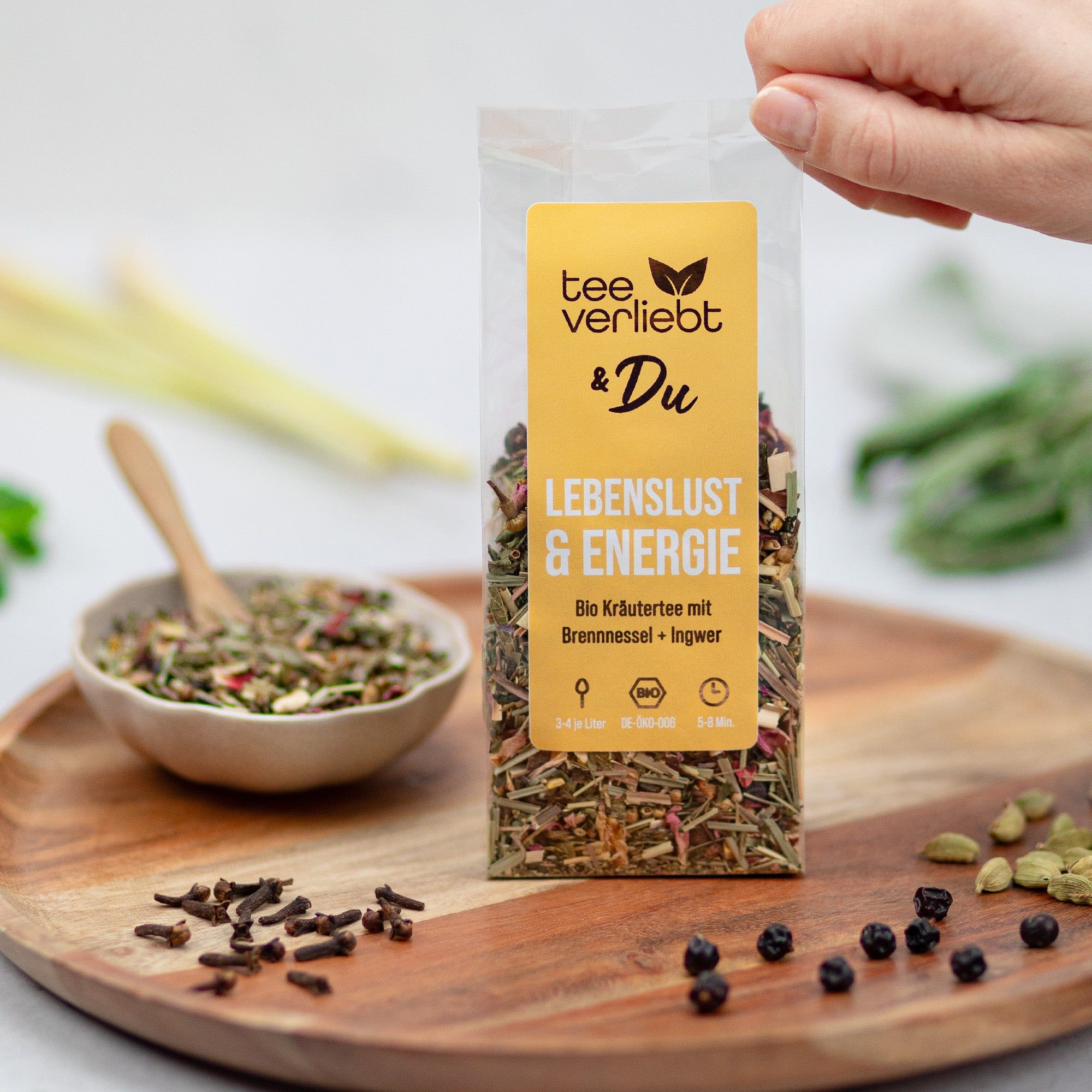 teeverliebt & Du - Lebenslust & Energie Bio loser Kräutertee