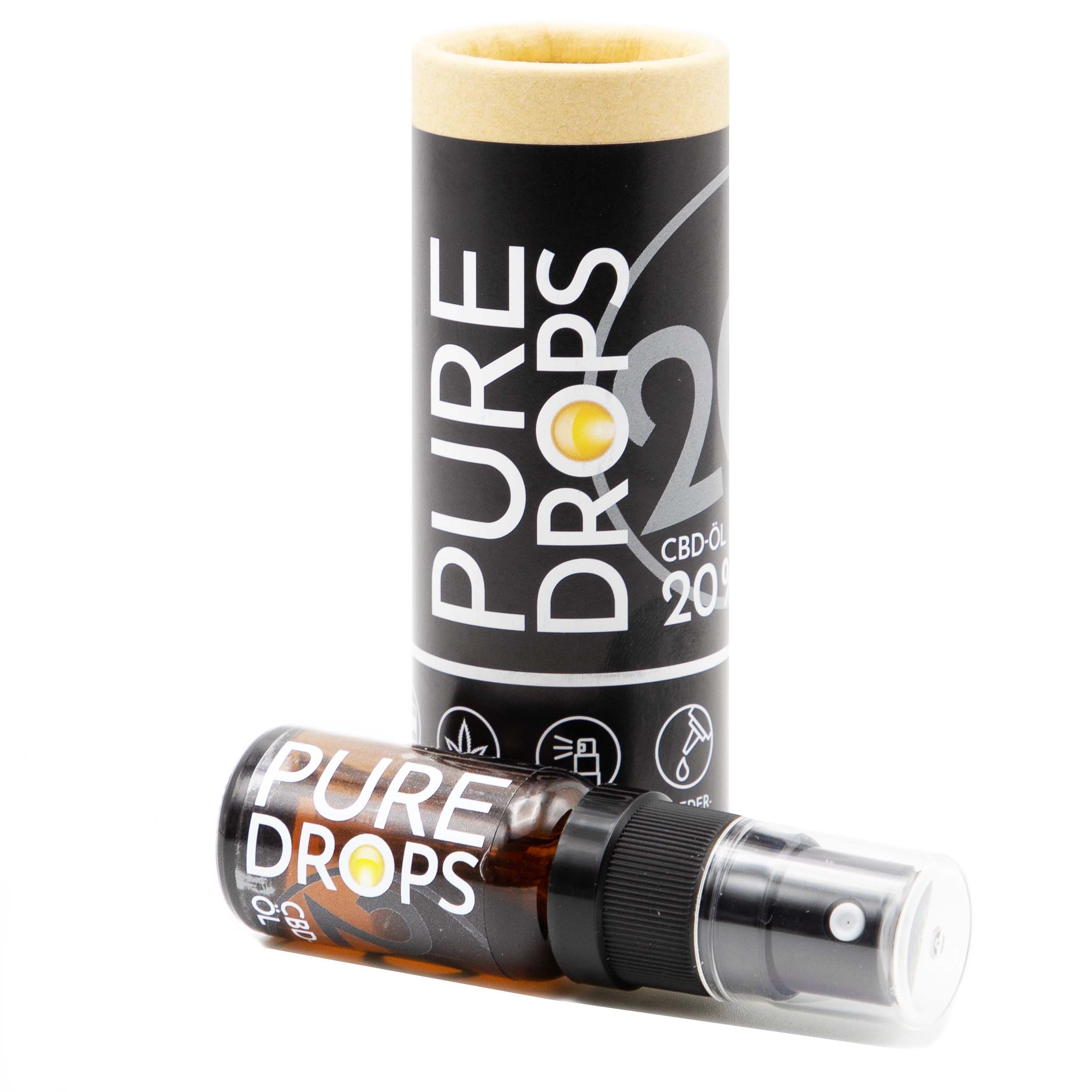 PURE DROPS CBD-ÖL aus Österreich 20% CBD Vollspektrum