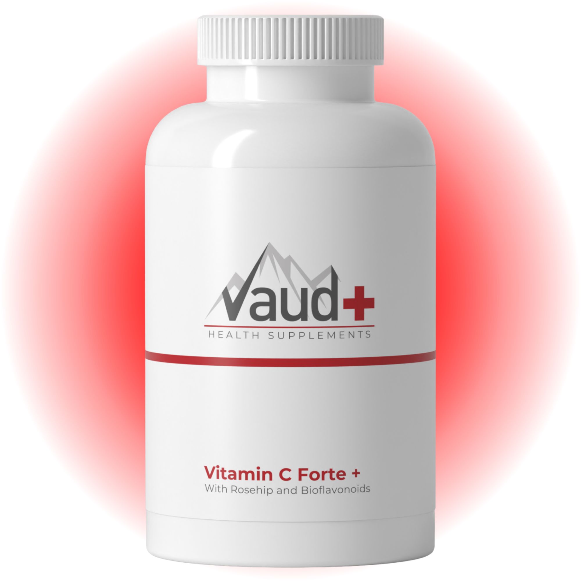 Vaud ® Vitamin C Forte | Vitamin C Tabletten | Hochdosiert 1000 mg Hagebutte & Citrus Bioflavonoiden