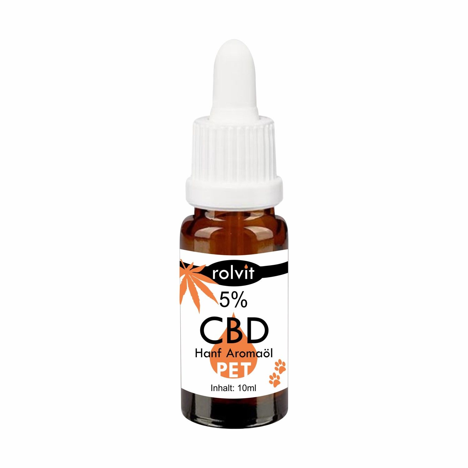 CBD Öl für Tiere mit MCT Öl verfeinert, 5% CBD Anteil - 10ml Flasche - Laborgeprüft - SALE MHD 03/26
