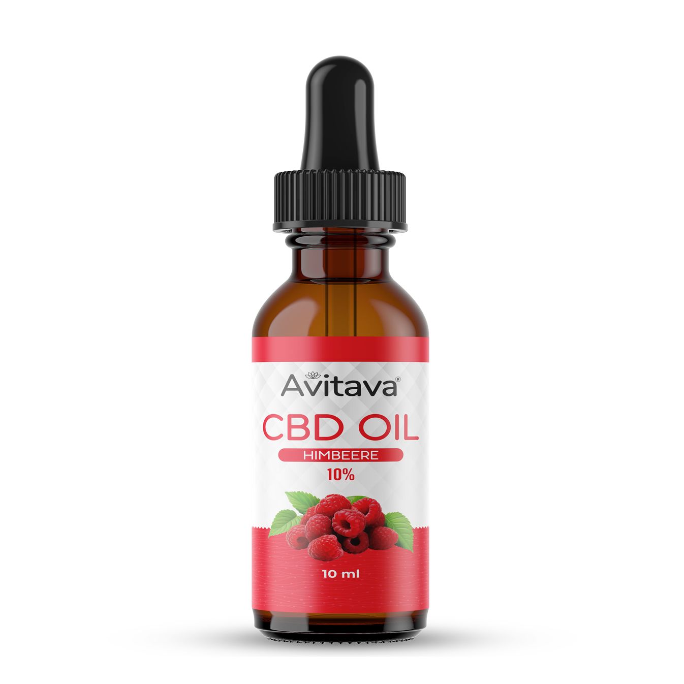 Avitava CBD Öl Himbeere im Vollspektrum 10%