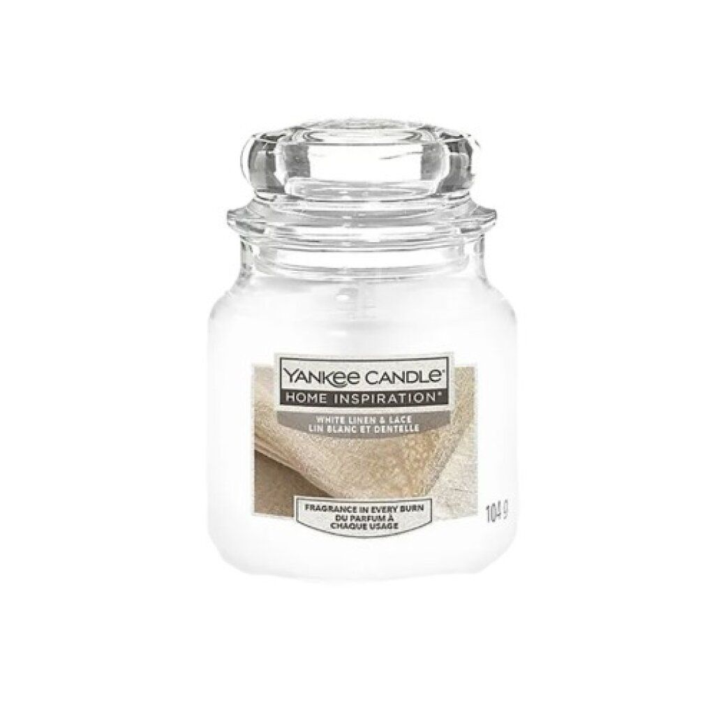 Duftkerze Home Inspiration klein White Linen & Lace