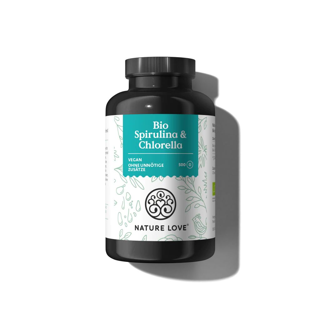 NATURE LOVE® Bio Spirulina & Chlorella Tabletten