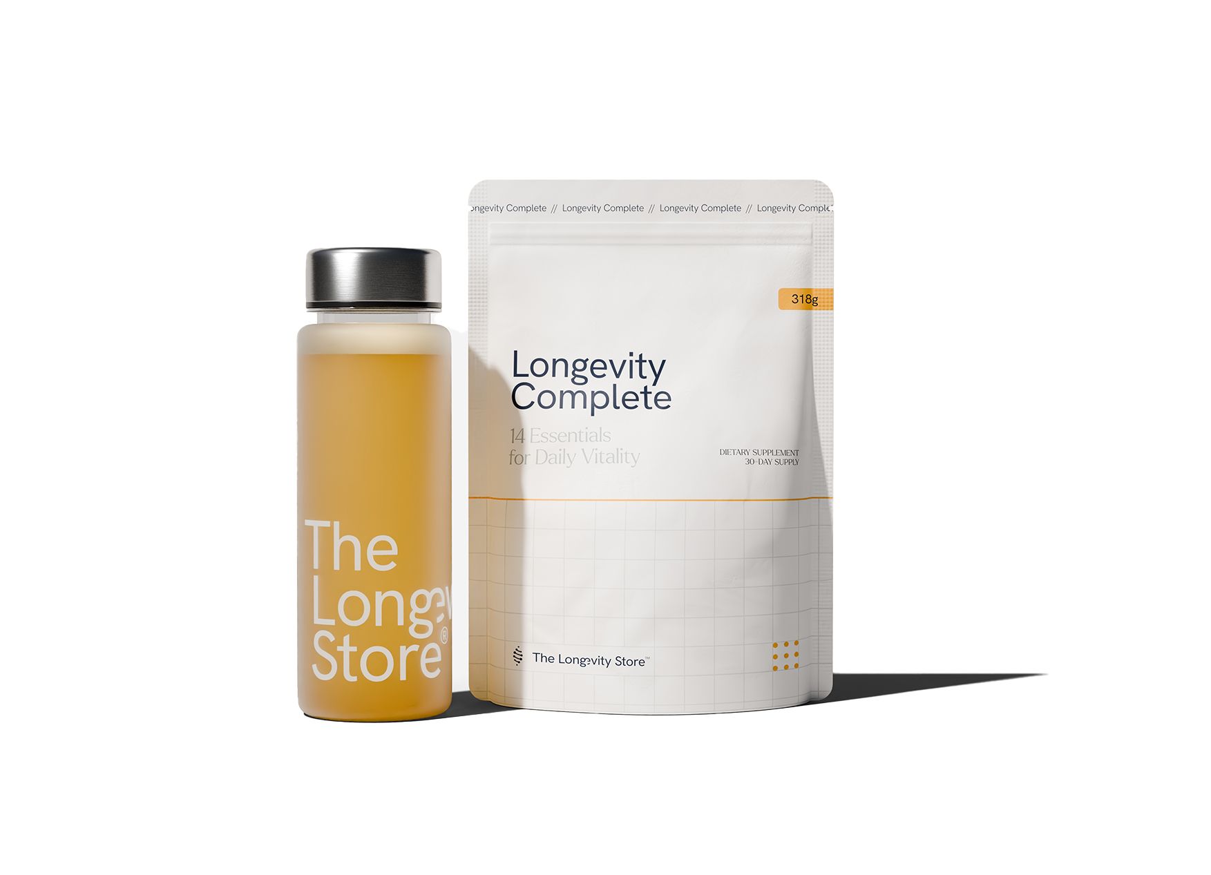 The Longevity Store - Langlebigkeit komplett - Nahrungsergänzung mit 14 Nährstoffen