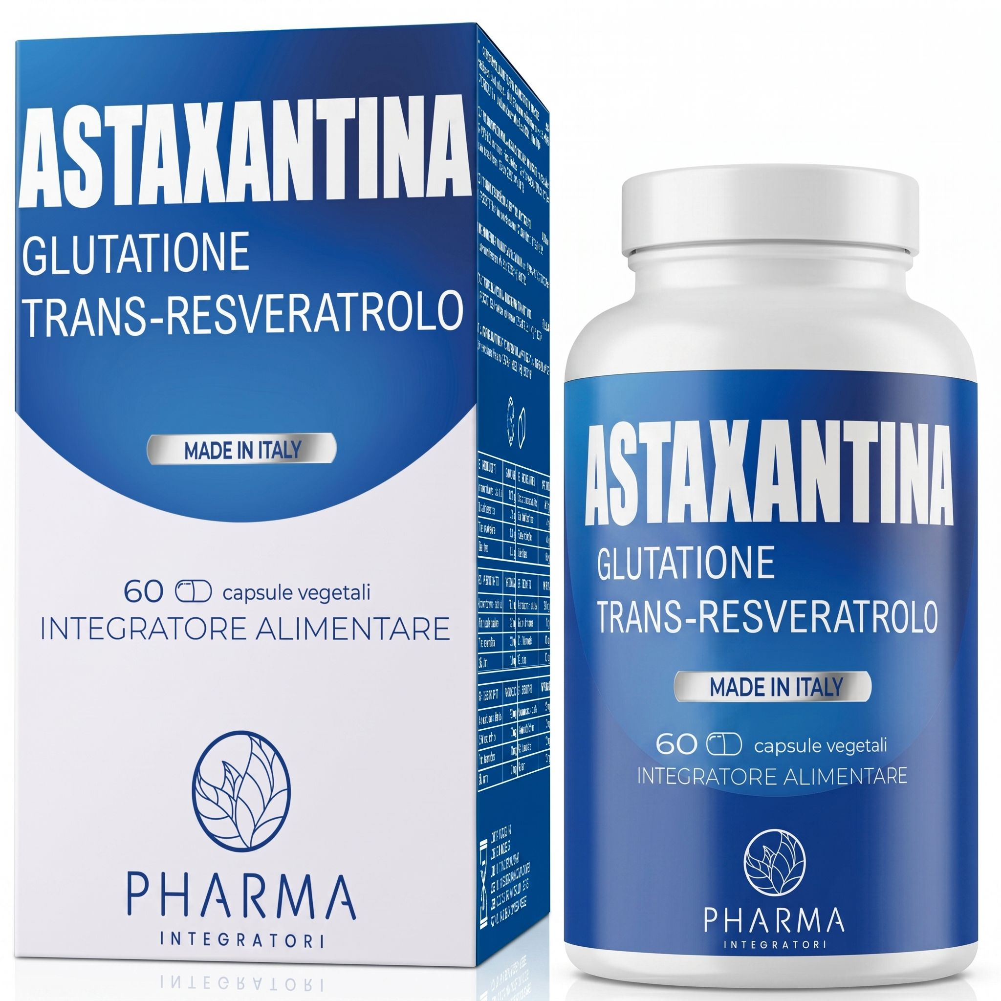 Astaxanthin 8 mg – Nahrungsergänzungsmittel mit Resveratrol und Glutathion (Haematococcus pluvialis)