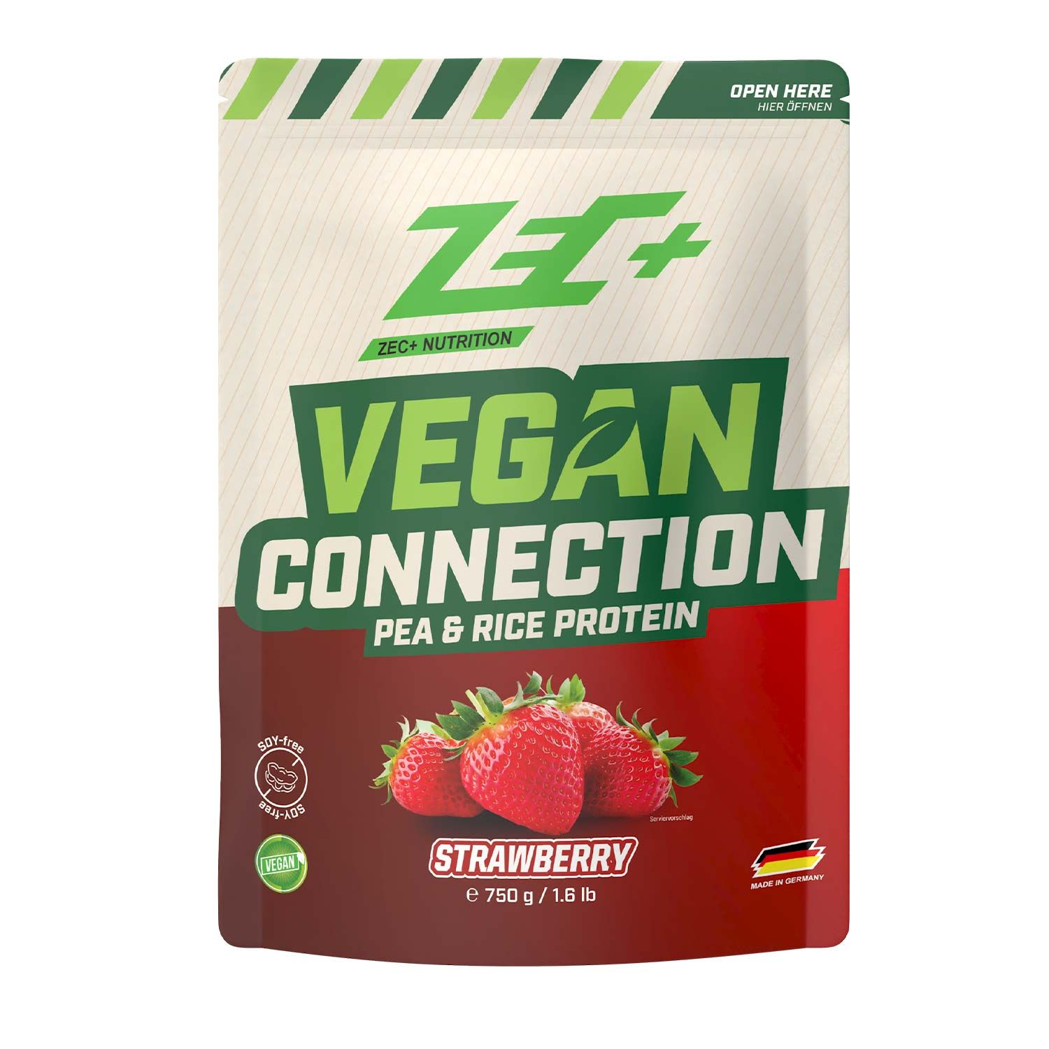 Zec+ VEGAN CONNECTION Erdbeere