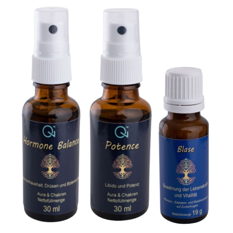 Qi-Health Männergesundheit, 3er Set - Kraft, Potenz & Vitalität für den aktiven Mann