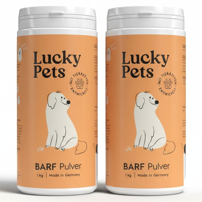 Barf Pulver Futtertopping Hund - Seealgenmehl Hund, Barf Zusatz Hund, Mineralien und Vitamine