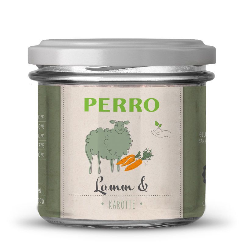 PERRO Geniesser Glas SET - Nassfutter Katze