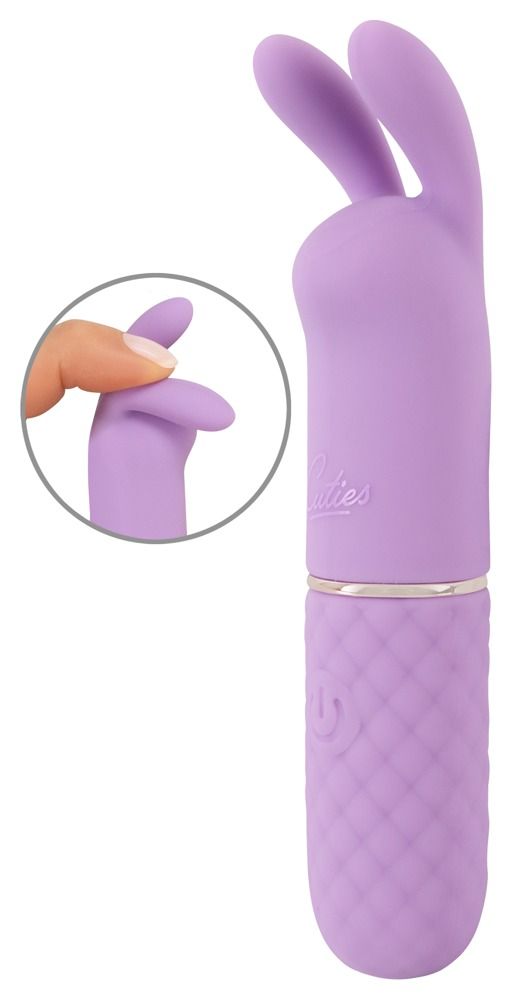 Cuties - Vibro Bunny Mini - Klitorisvibrator mit Soft-Öhrchen