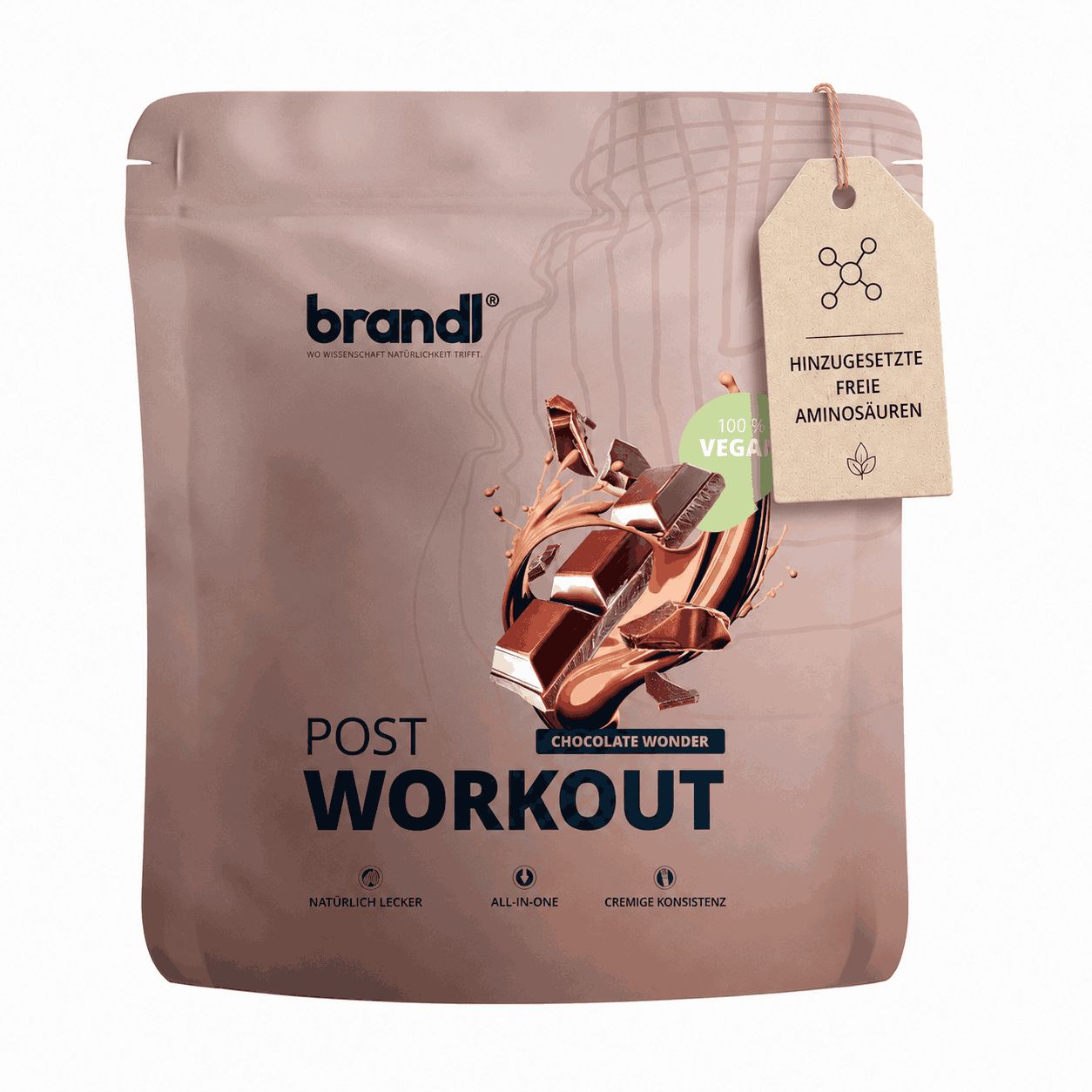 brandl® Veganes Protein-Pulver All-in-One nach dem Training | Kombi-Vegan-Protein