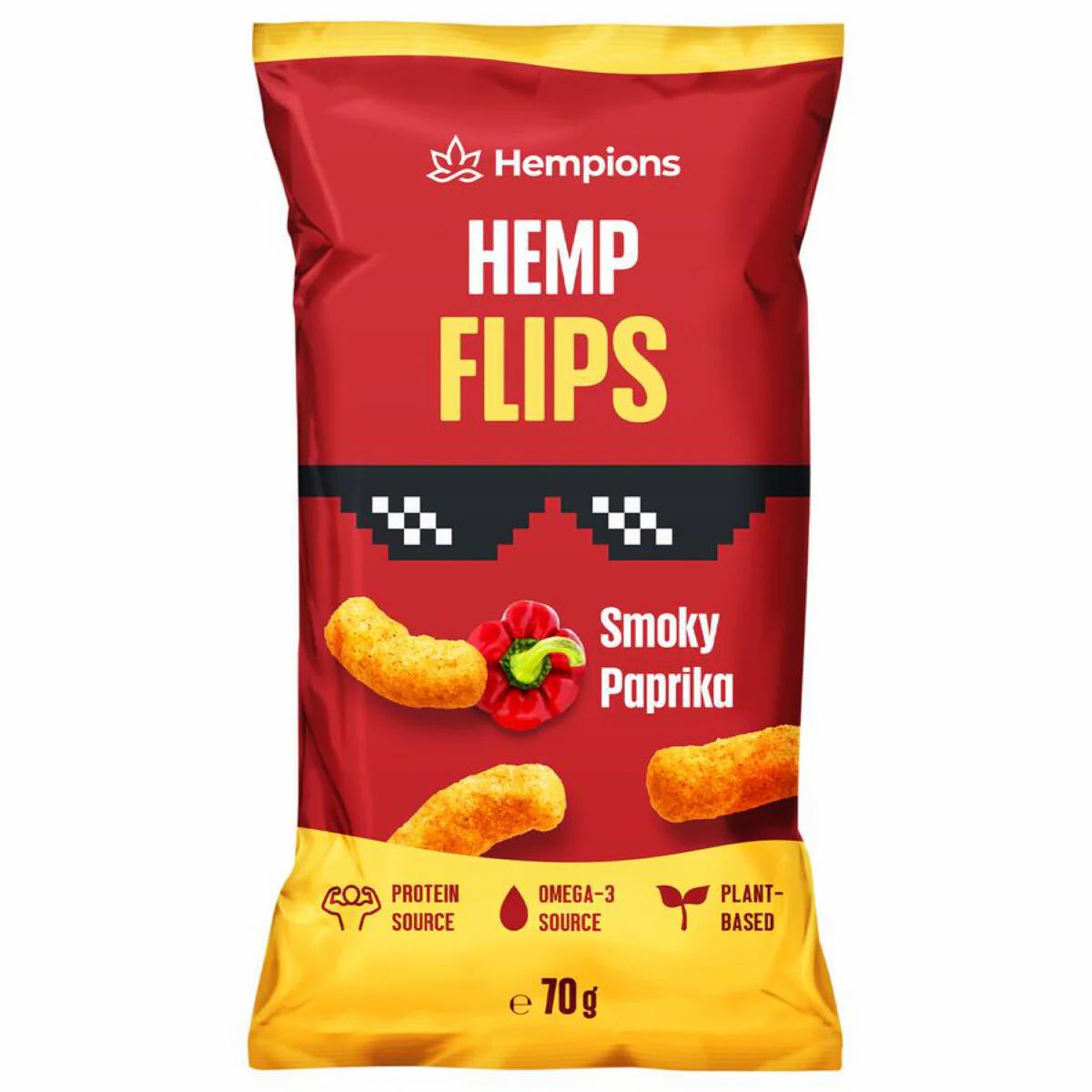 Hempions Hemp Flips Smoky Paprika glutenfrei