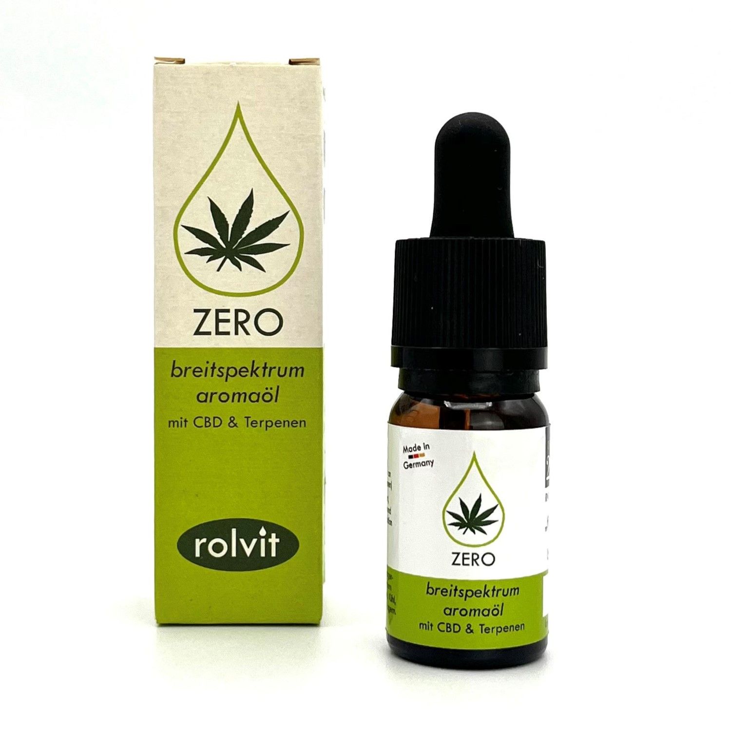 CBD Aromaöl Zero, Breitspektrum mit 20% CBD & Terpenen, Laborgeprüft, THC frei - SALE MHD 03/26