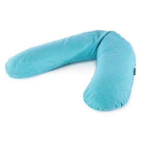 Theraline Das Original 190 cm Stillkissen Punkte Türkis