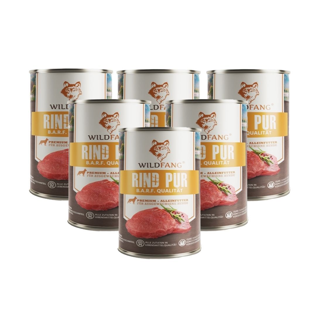 Nassfutter Rind pur - BARF Qualität