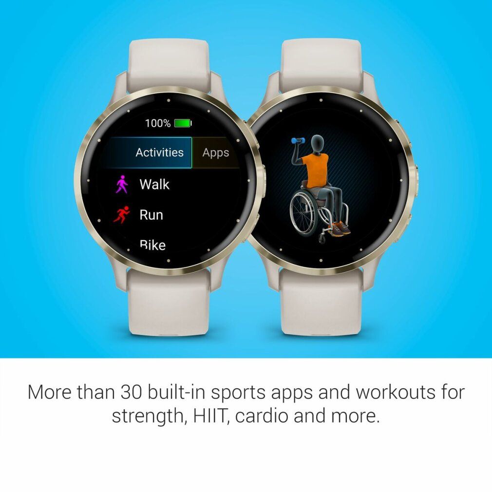 Garmin Garmin Smartwatch Venu 3S 41mm ivory (010-02785-04) (0100278504)
