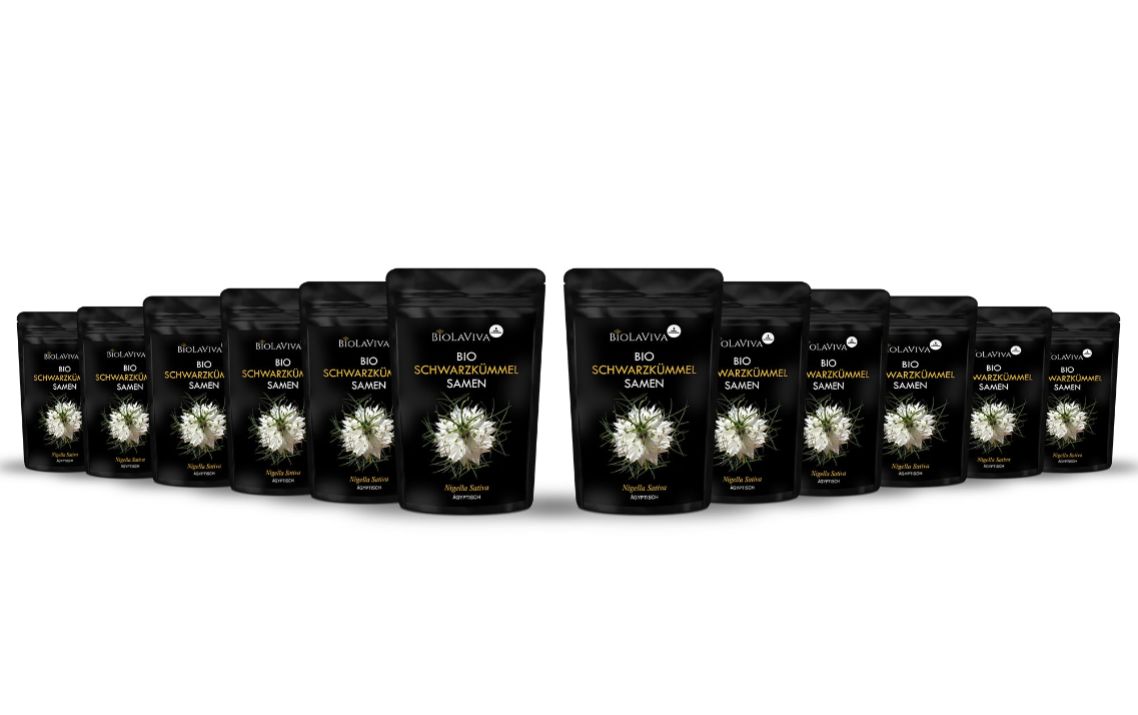 BIOLAVIVA Premium Bio-Schwarzkümmel Samen
