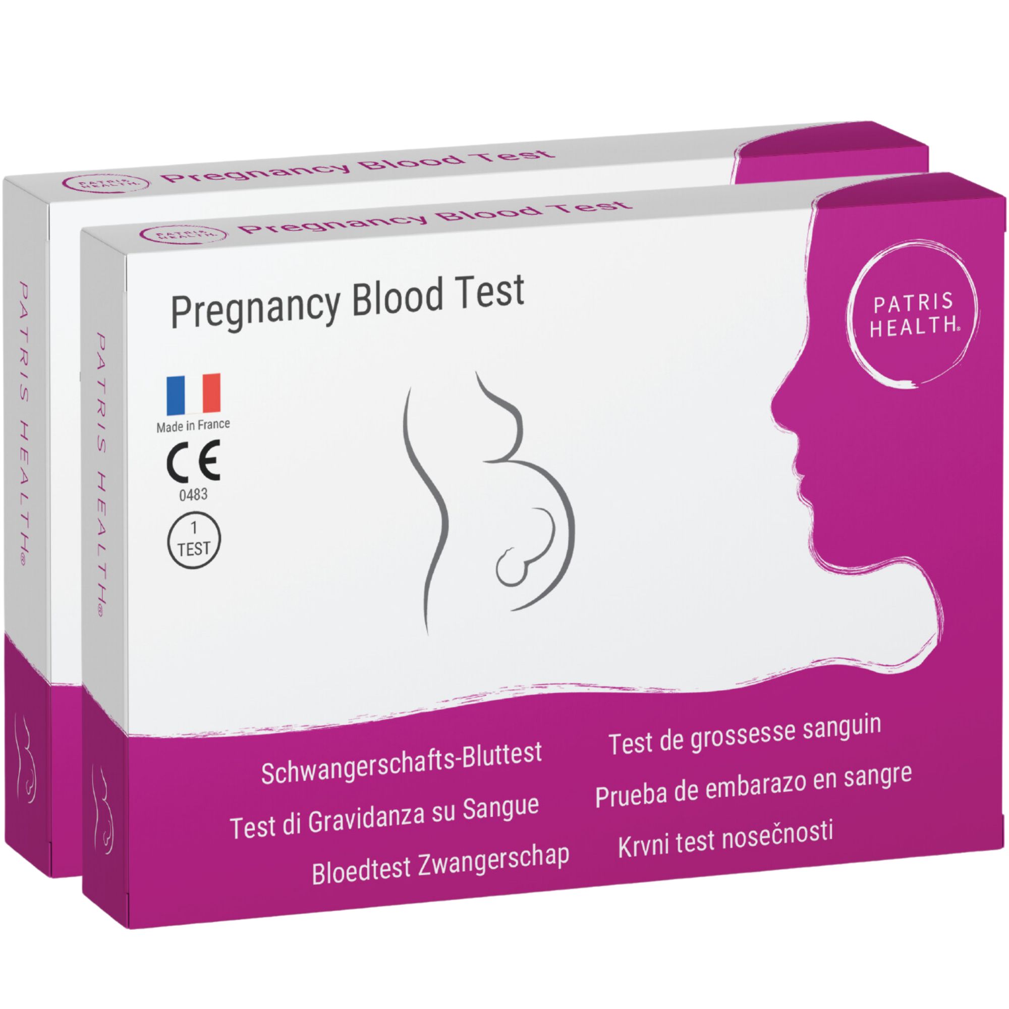 Schwangerschaftstest Blut – hCG Bluttest für Zuhause zur frühen Erkennung – Patris Health®