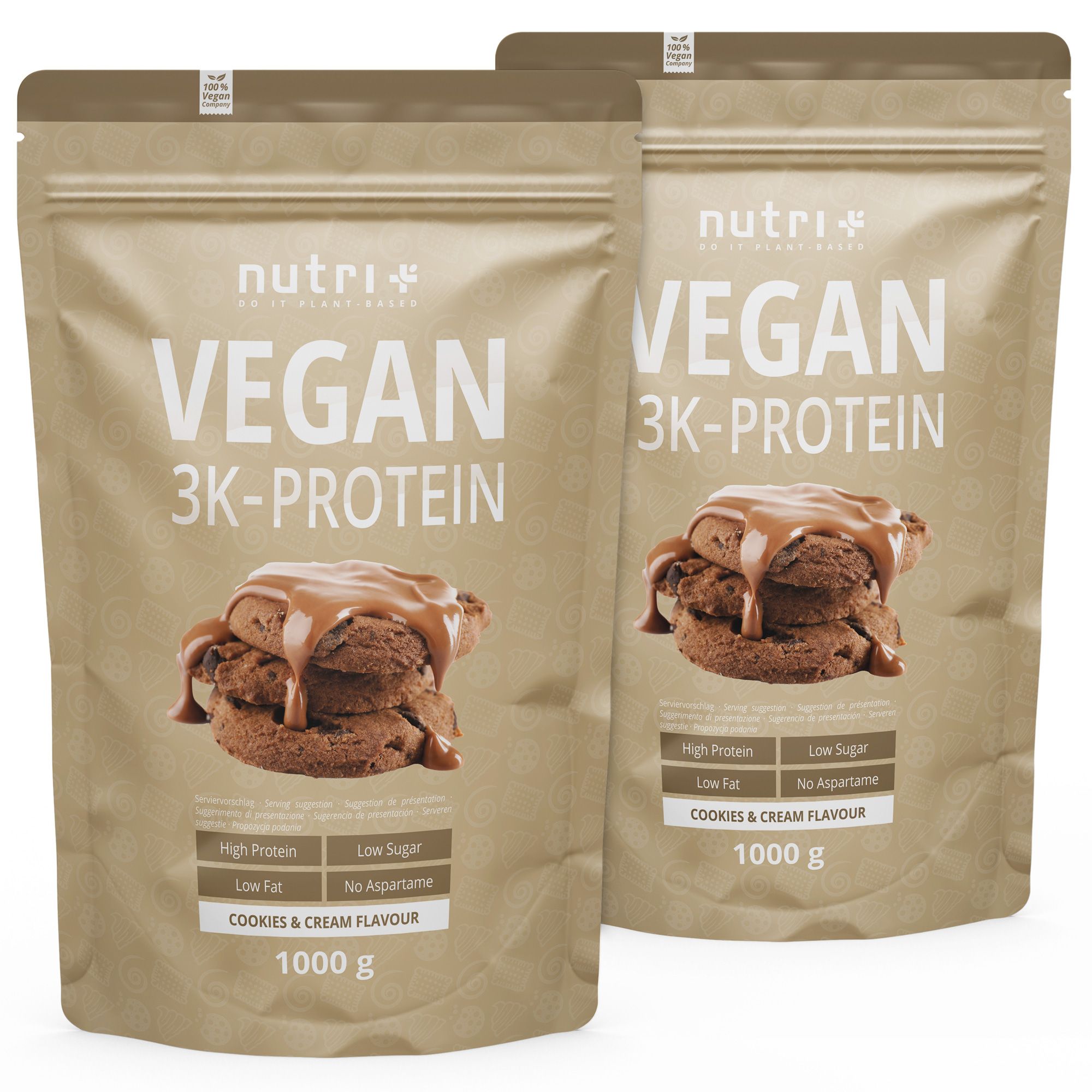 Nutri+ Veganes Proteinpulver 3K