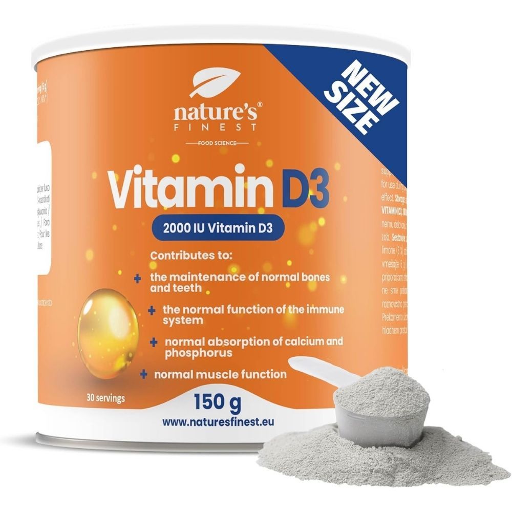 Nature's Finest Vitamin D3 & Vitamin C, Trinkpulver 150 g
