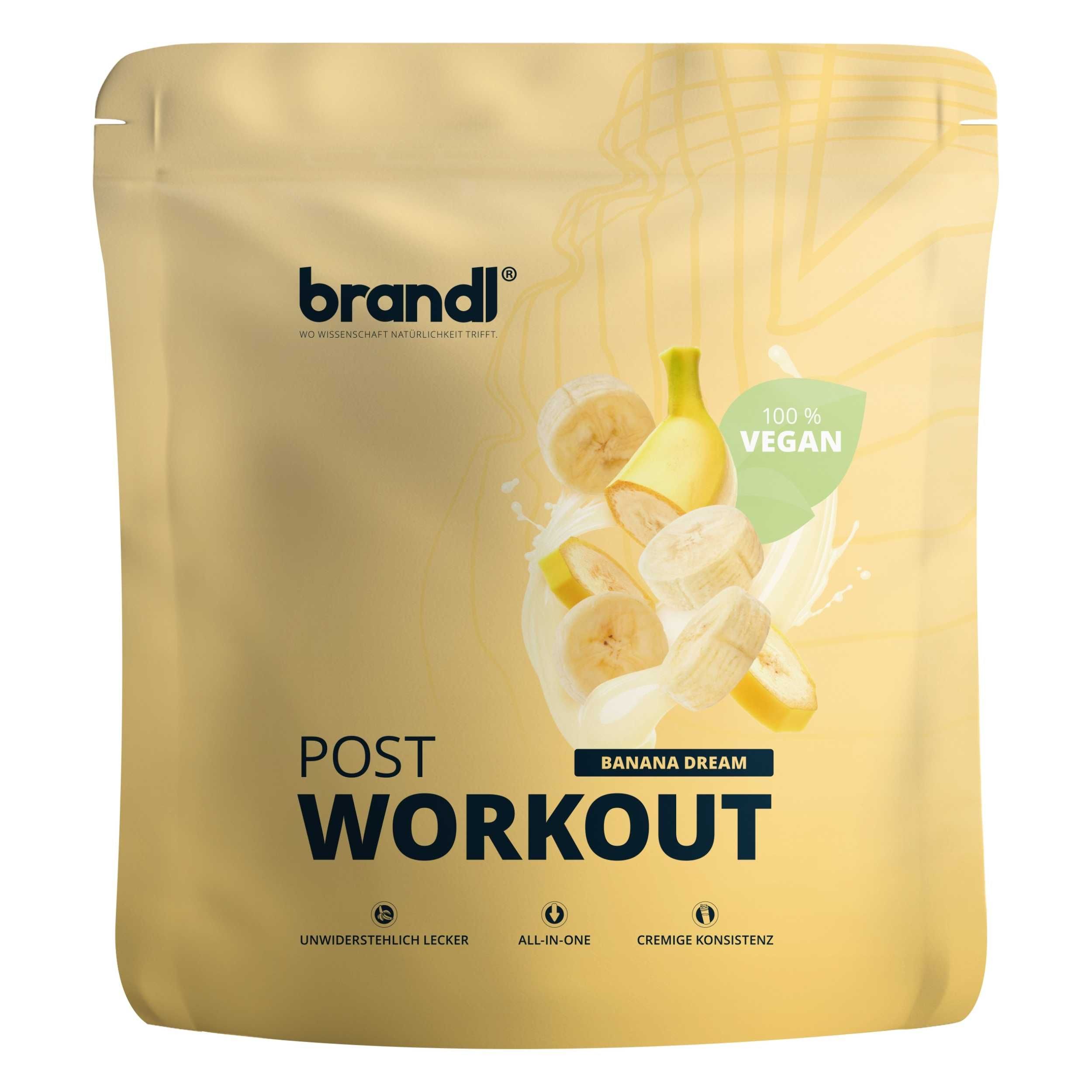 brandl® Veganes Protein-Pulver All-in-One nach dem Training | Kombi-Vegan-Protein