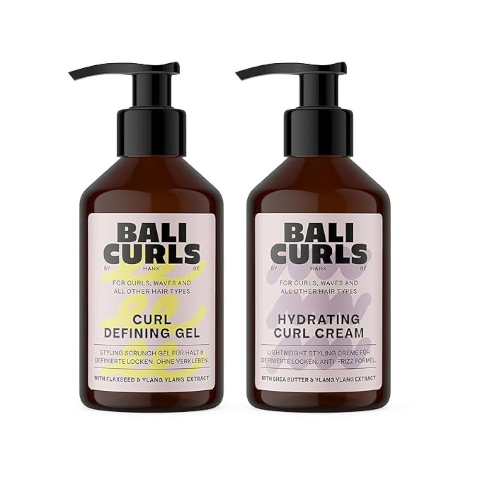 BALI CURLS Definition Duo Set – Curl Defining Gel & Hydrating Curl Cream