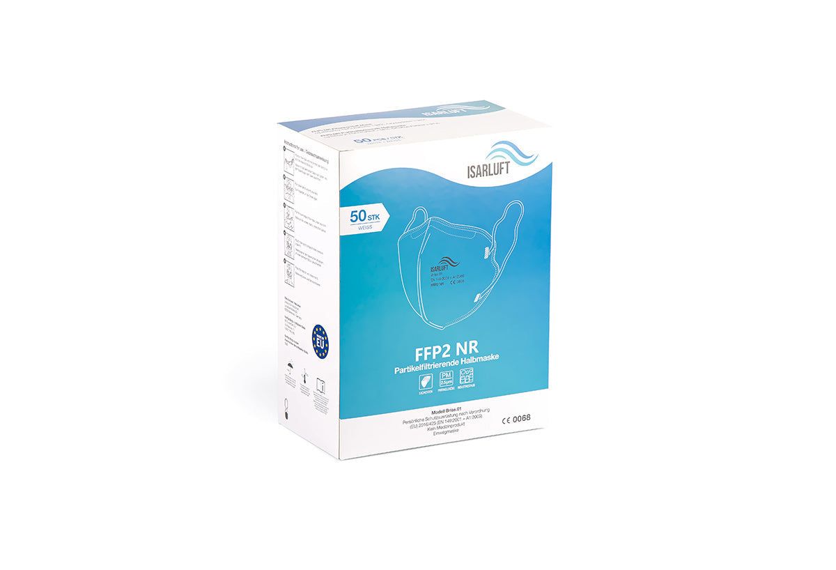 ISARLUFT FFP2-Maske weiß (einzeln verpackt)