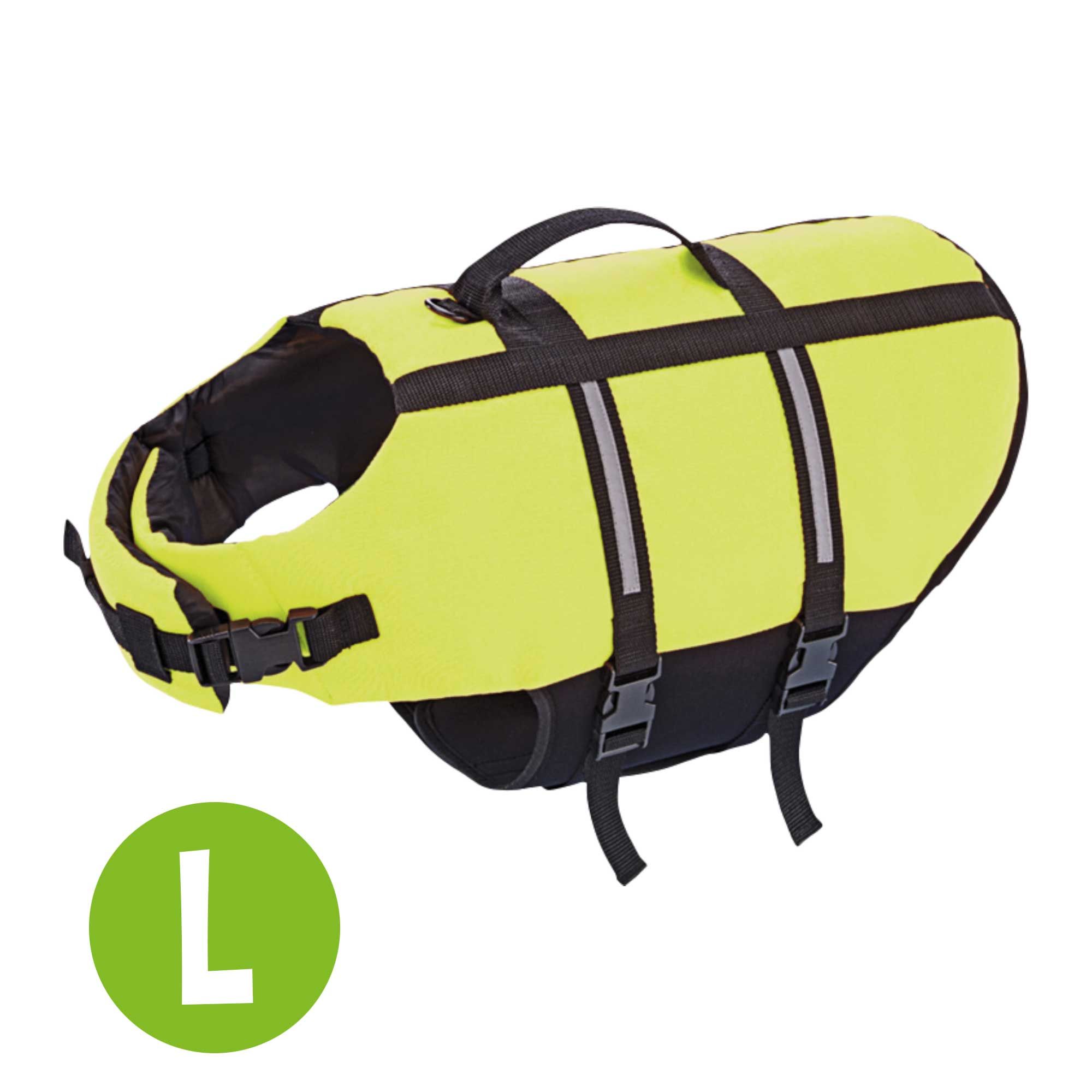 Hunde Rettungsweste - gut sichtbare Schwimmweste