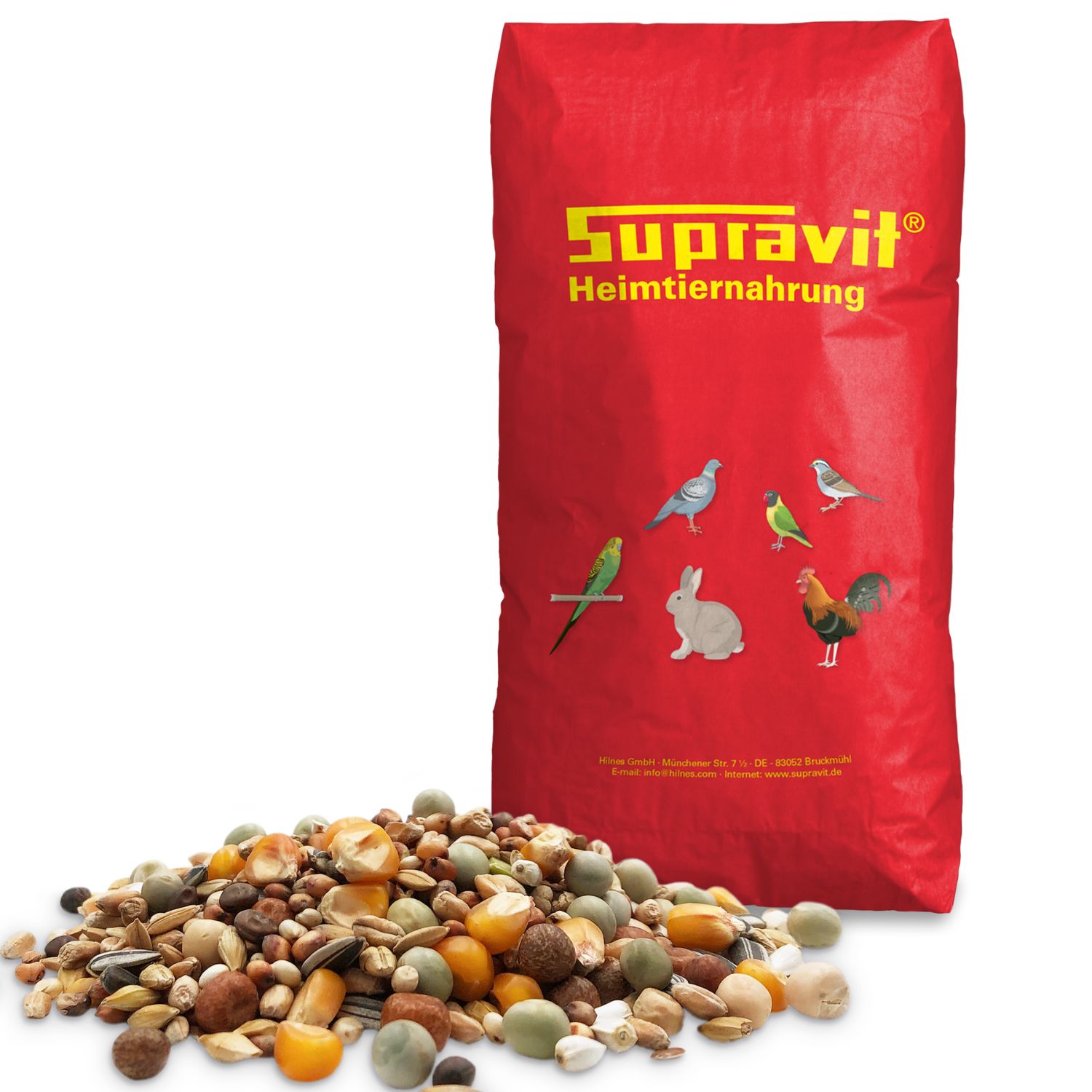 Supravit Reise Taubenfutter ohne Weizen | hochwertige Körnermischung ideal vor der Reise