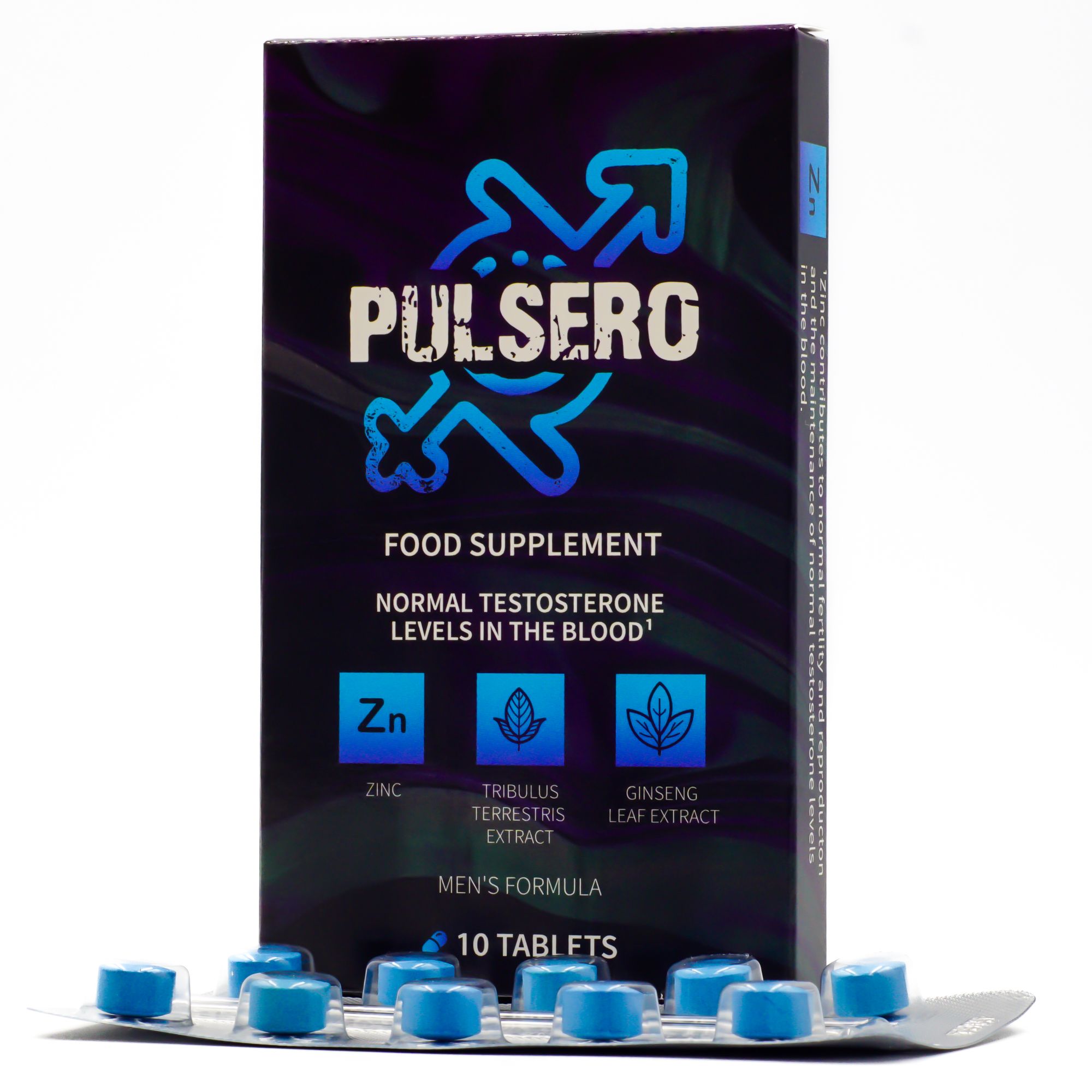 Pulsero | Nahrungsergänzungsmittel | Blaue Tabletten
