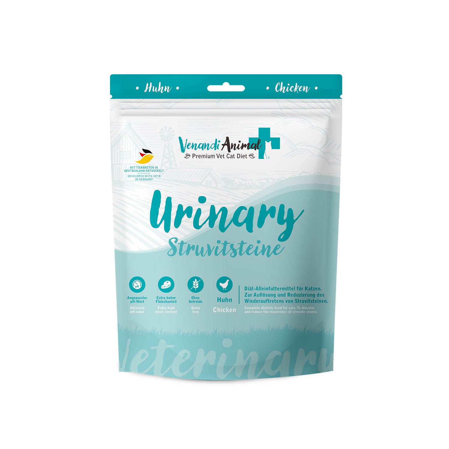 Venandi Animal Vet - Diät - Urinary - Struvitsteine - Huhn