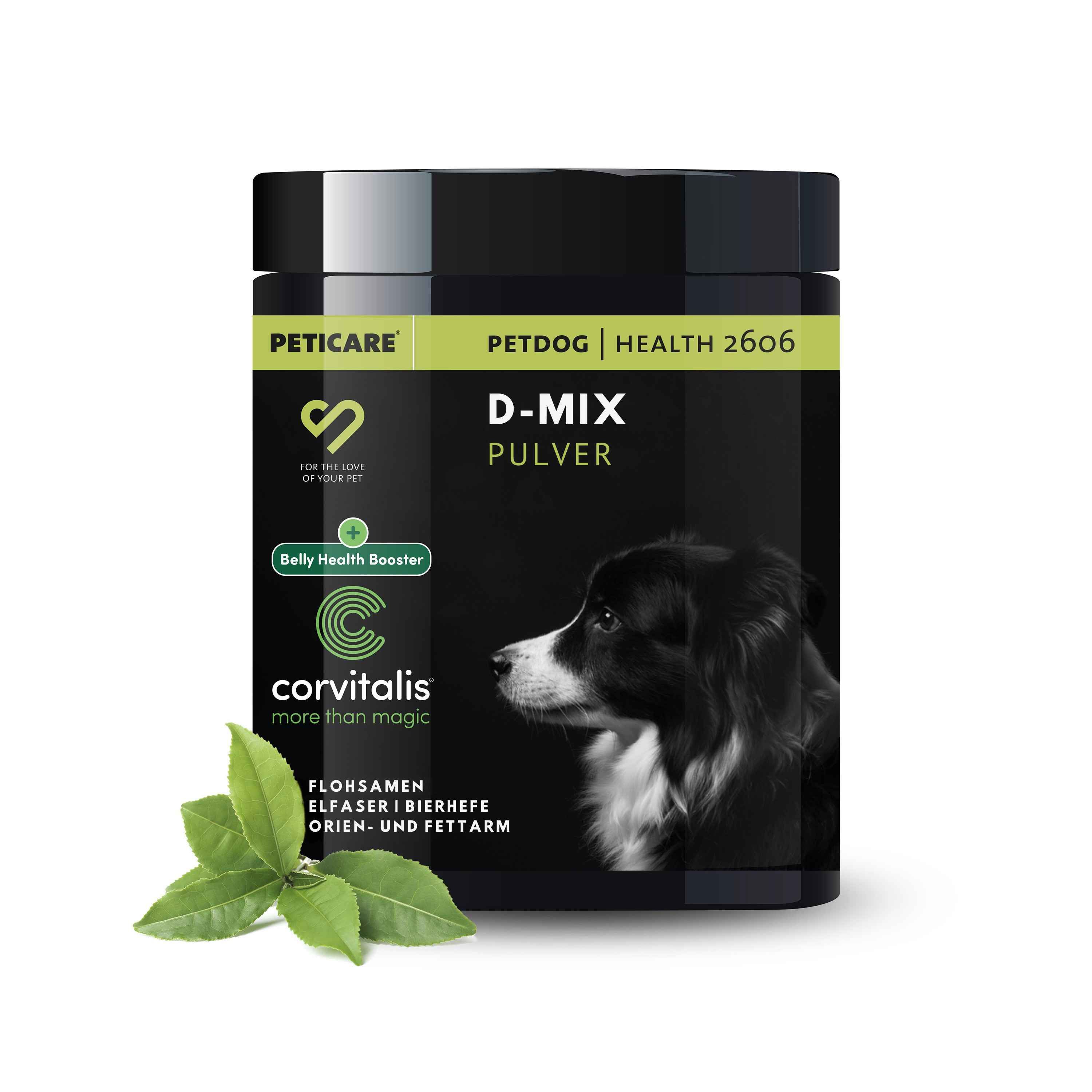 Peticare Diät-Mix Pulver für Hunde, zur Unterstützung von Gewichtsmanagement & Vitalität