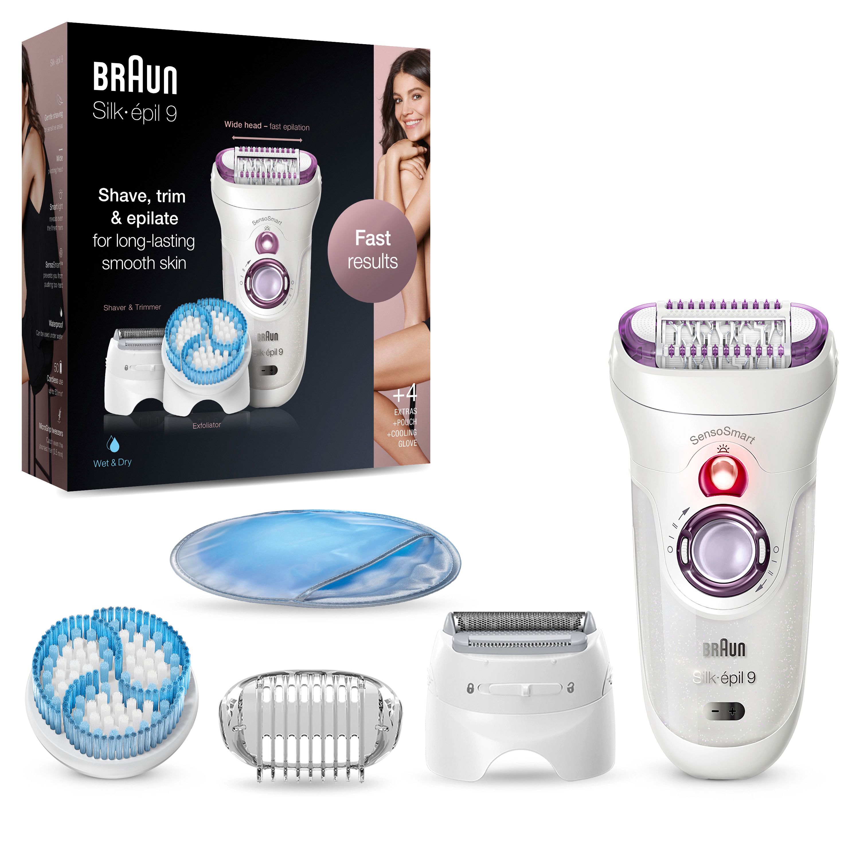 Braun - Epilierer 'Silk-épil 9-735' Purple