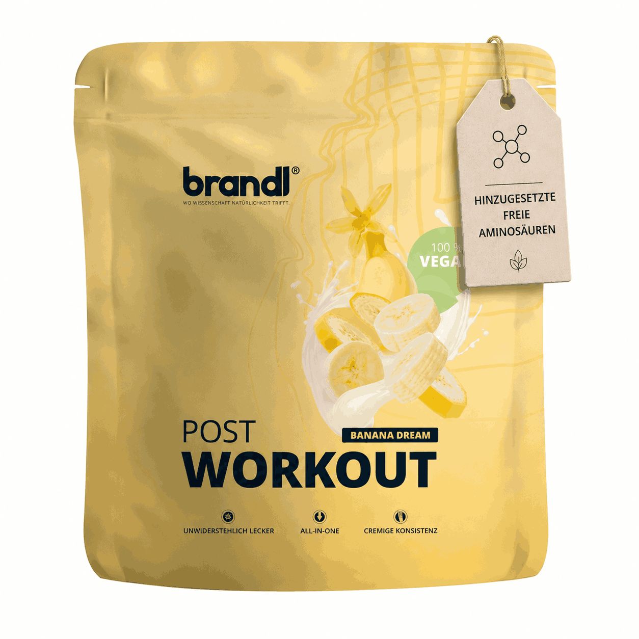 brandl® Veganes Protein-Pulver All-in-One nach dem Training | Kombi-Vegan-Protein