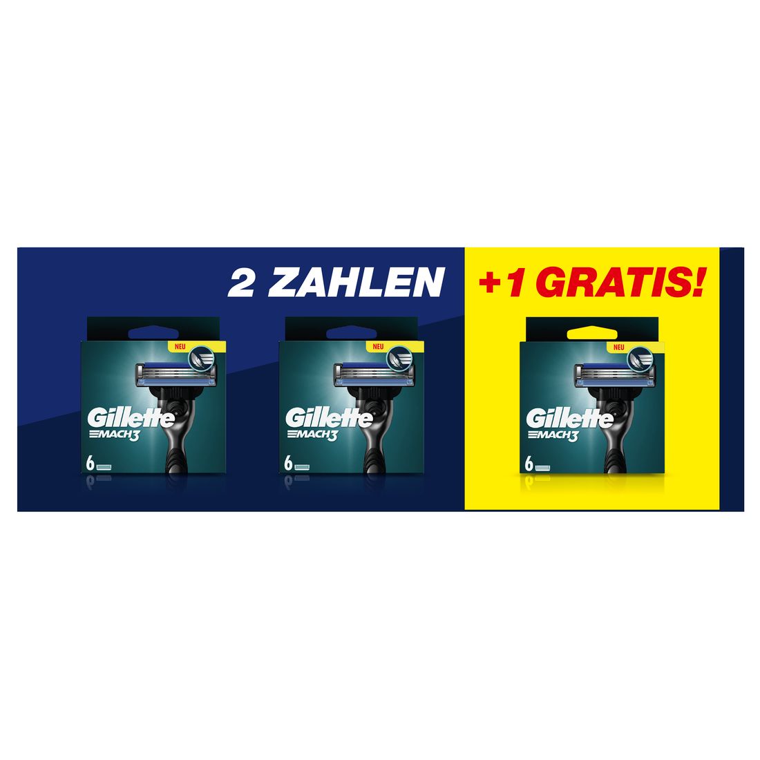 Gillette - Rasierklingen 'MACH3'
