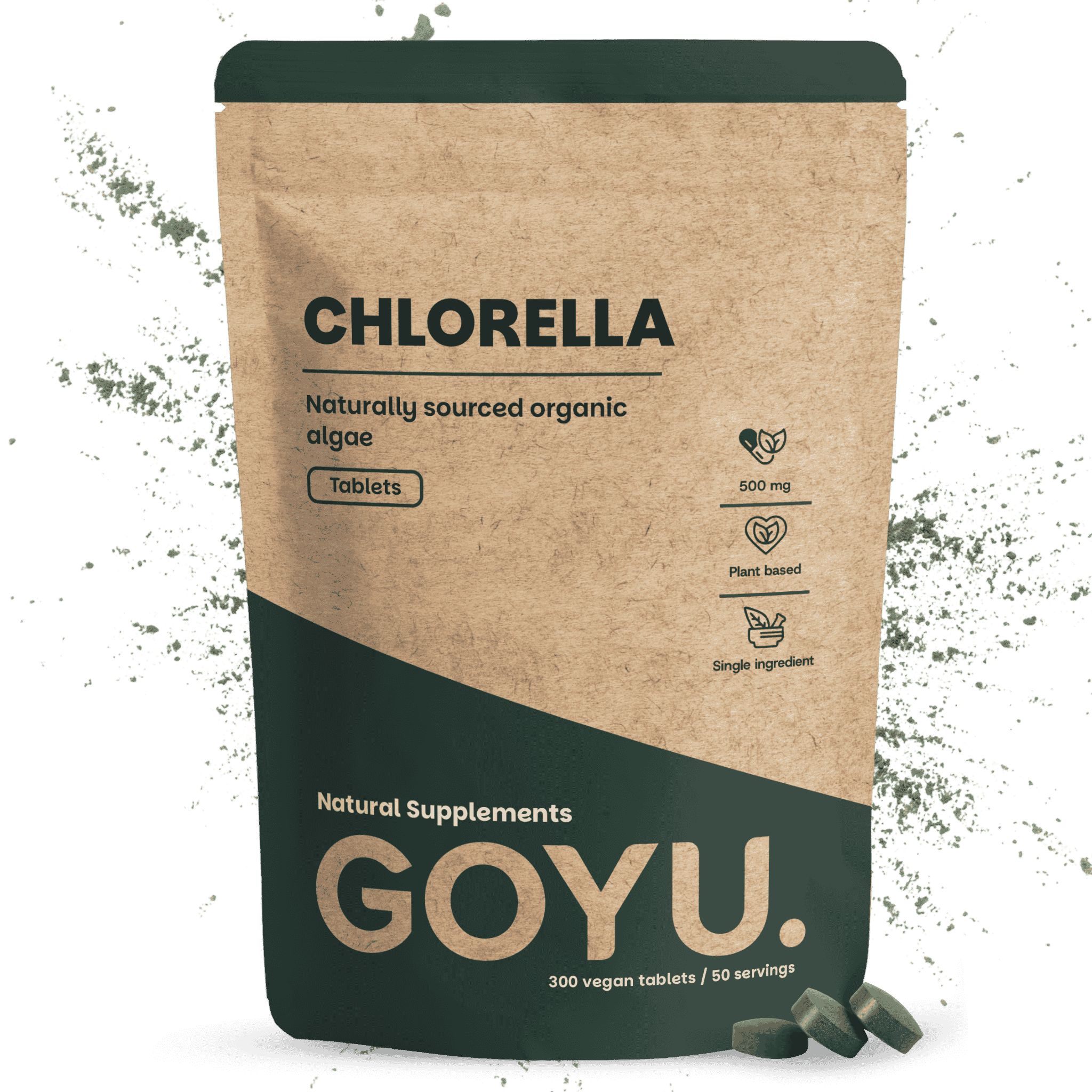GOYU® - Chlorella Presslinge 500 mg Tabletten Bio