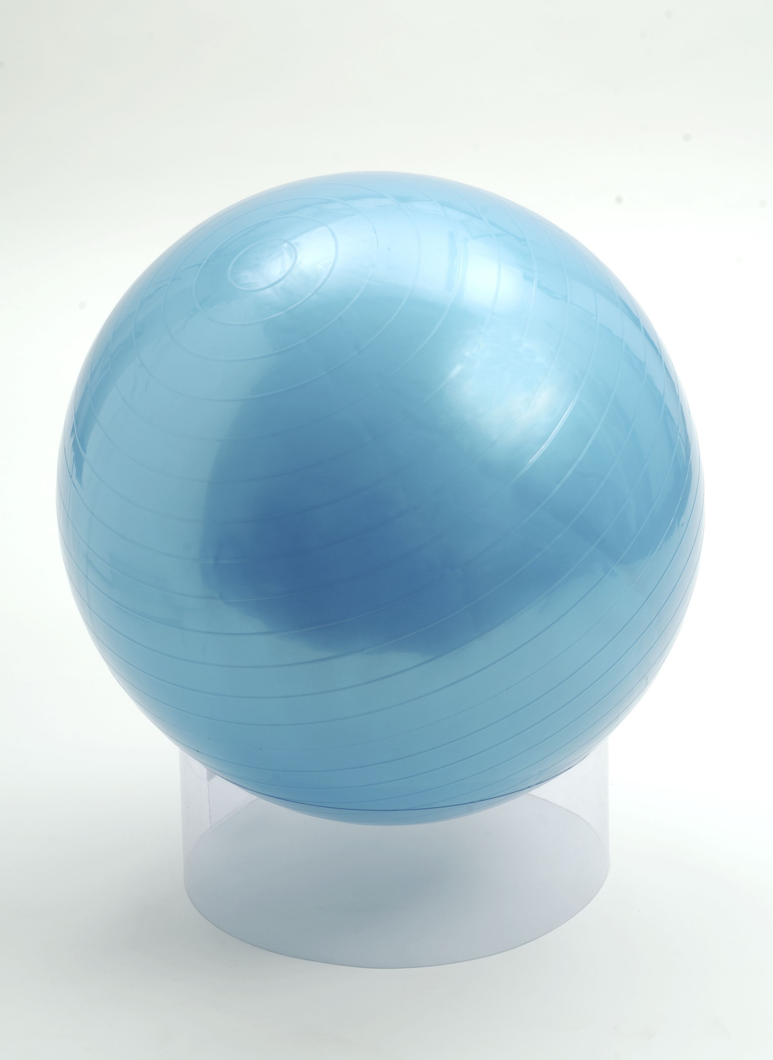 GYMNASTIKBALL Rehaforum 65 cm blau metallic