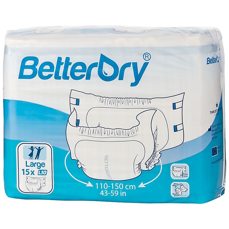 BetterDry L10 Windeln für Erwachsene