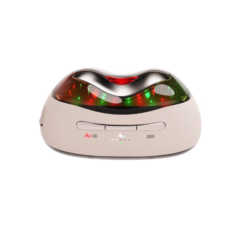 COOL-i Warm & Kalt Beautygerät mit LED & EMS, Kabelloses Massagegerät für Gesicht & Hals