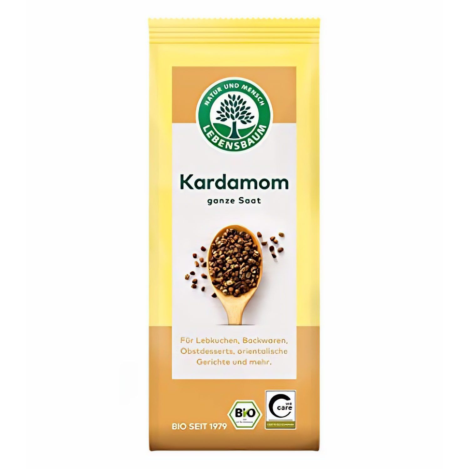 Lebensbaum Bio Kardamom, ganze Saat, Bio-Gewürz für Lebkuchen
