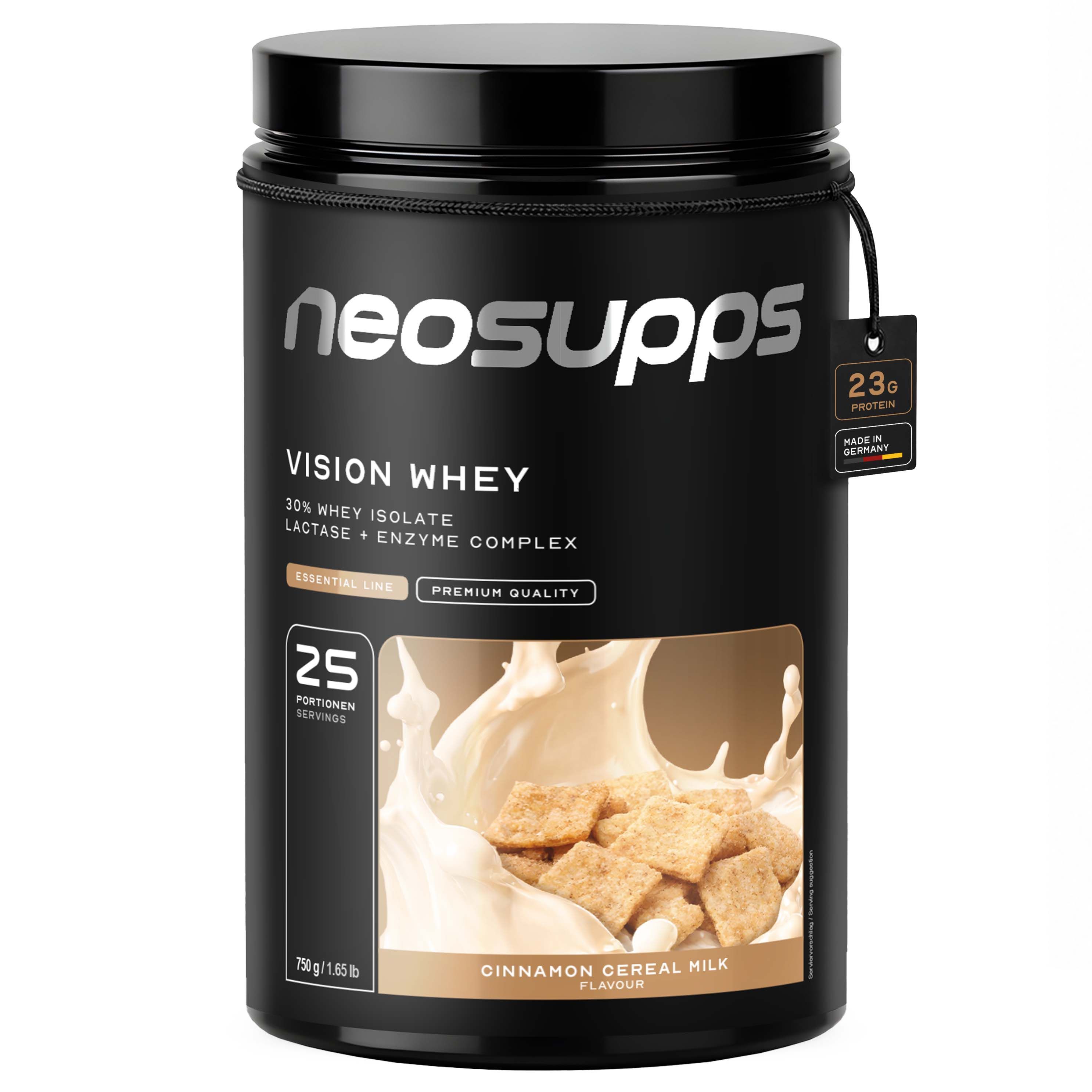 Neosupps Vison Whey Cinnamon Cereal Milk, Proteinpulver