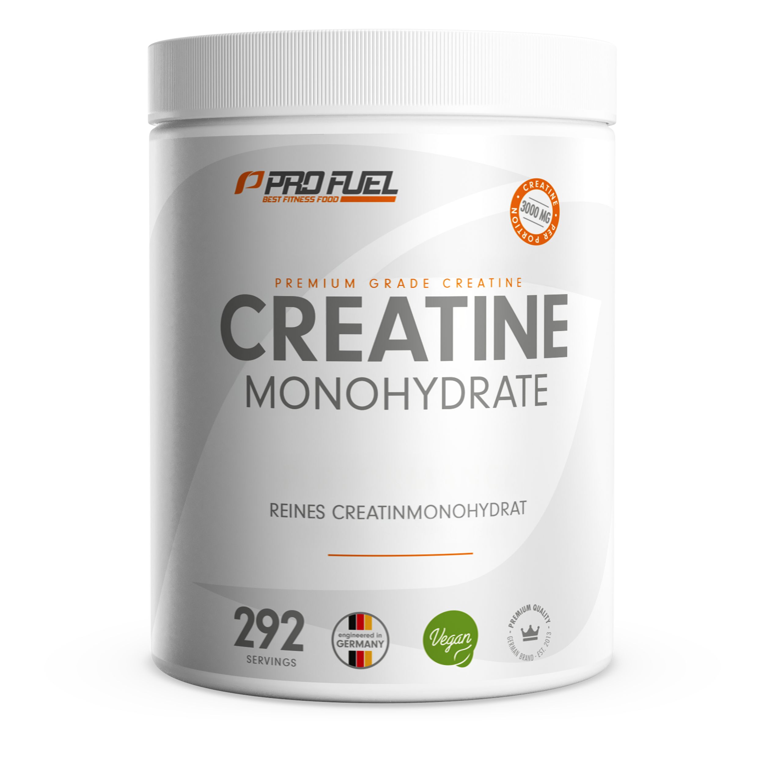 ProFuel - Creatin Monohydrat Pulver 1kg | mikronisiert | 3000 mg Creatin pro Portion | vegan