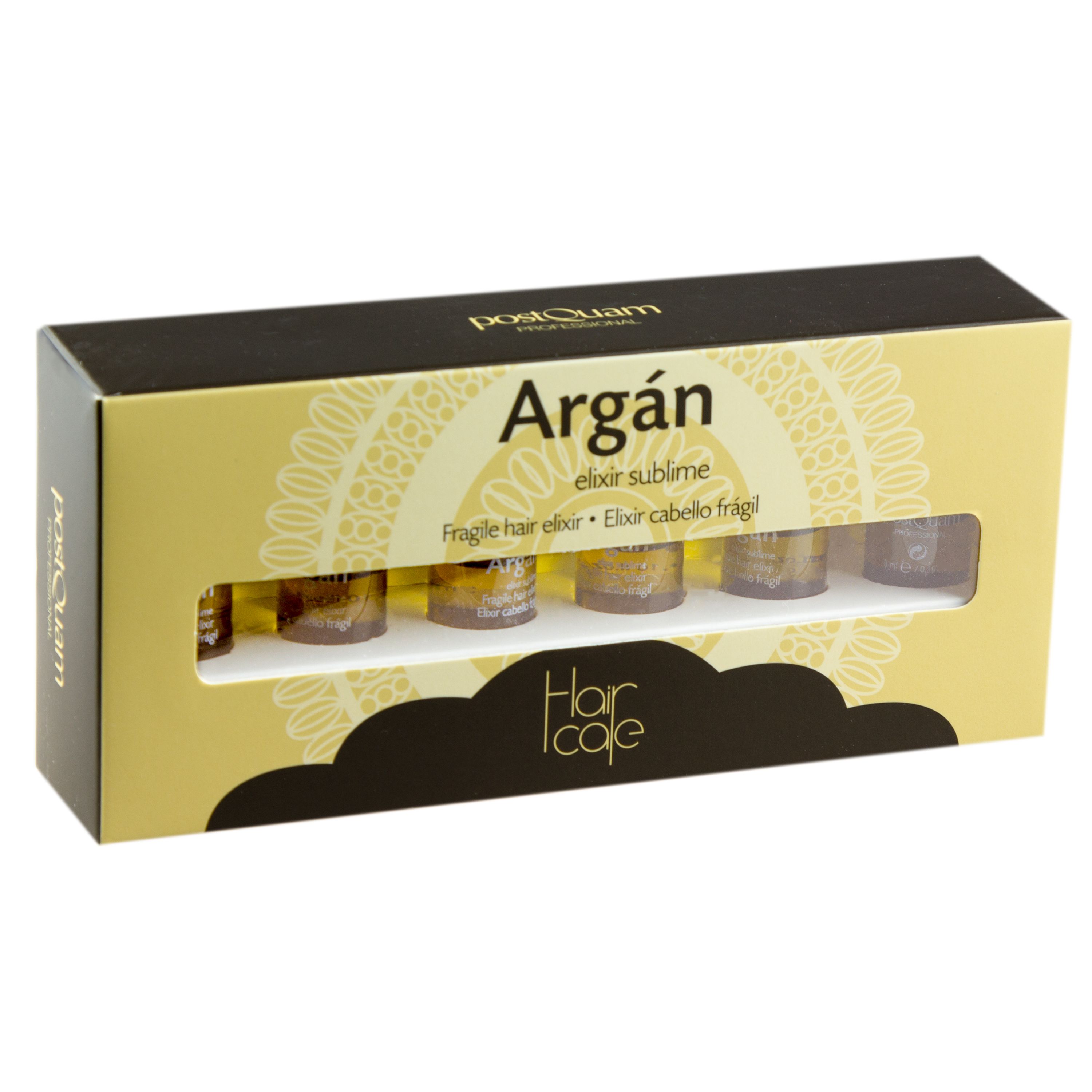 Postquam Hair Care Argan Sublime Elixir für Zerbrechliches Haar 6x